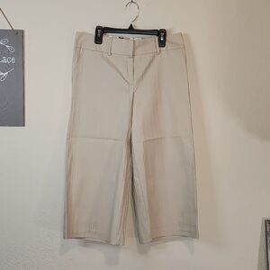 IM In Moda.Com Inc. Tan Wide Leg Capris Y2K perfect condition.